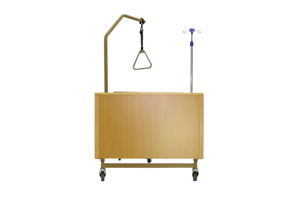 Кровать электрическая Med-Mos YG-1 (ЛДСП светлое дерево) с металлическими ламелями