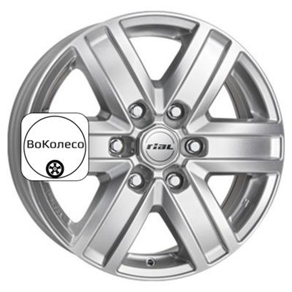7x17/6x139,7 ET22 D100,1 Transporter 6 Polar Silver Rial