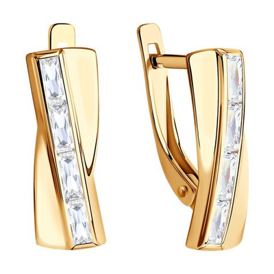 Серьги Au 585 (029582)