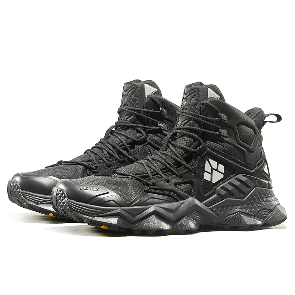 RAX High top Outdoor Shoes Men"s Pure Black