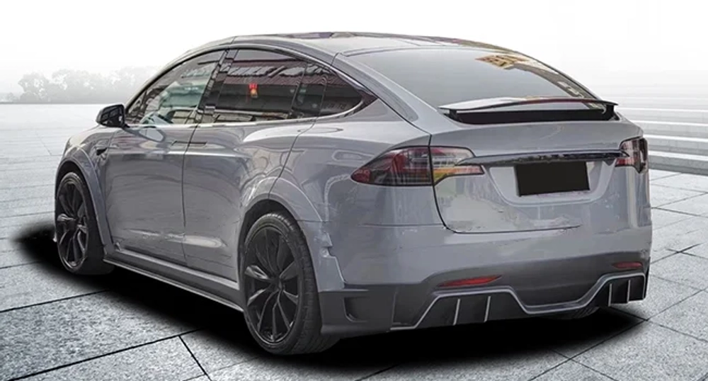 Карбоновый спойлер для Tesla Model X Тесла
