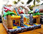 Коммерческий надувной батут "Солнечный остров" 7.5*5*5 м