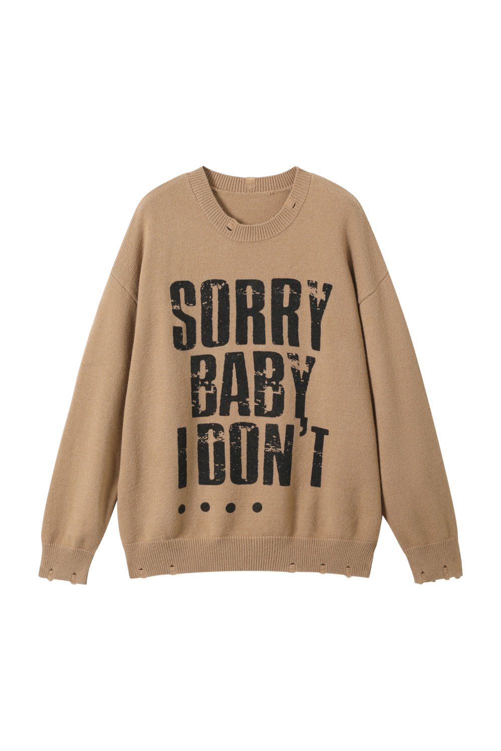 Свитер DONSMOKE "Destroy Logo" Distressed Sweater