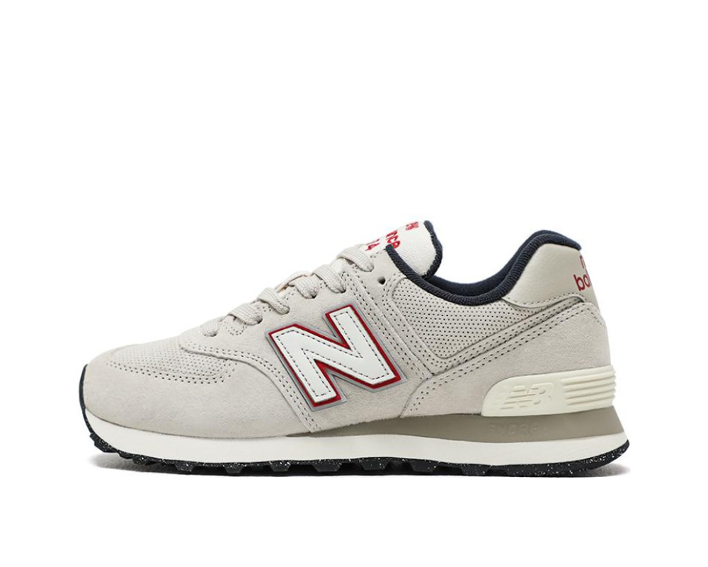 New Balance NB 574 Grey Red Outlined WL574ER2 0 insneaker.ru