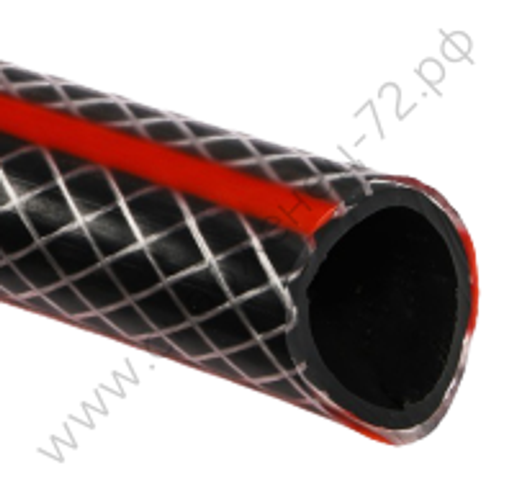 Шланг поливочный ПВХ усиленный премиум,пищевой трехслойный армированный 1/2, 25м Вихрь