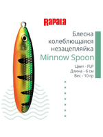 Блесна для рыбалки колебалка Minnow Spoon, 8см, 22гр