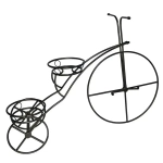 Подставка для цветов Велосипед на 2 горшка (бронзовый антик) ХТ8150