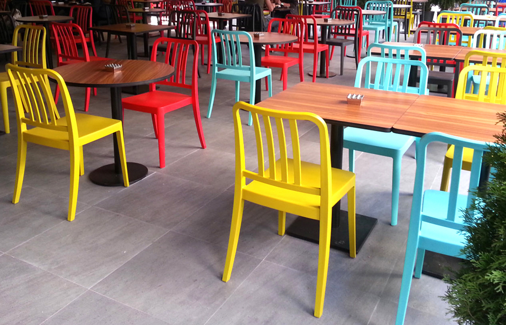 Стул пластиковый Papatya Varia-S, красный