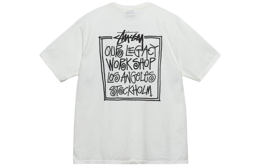 Футболки Stussy x OUR LEGACY SS23 DOT PIGMENT DYED TEE T, 3903835