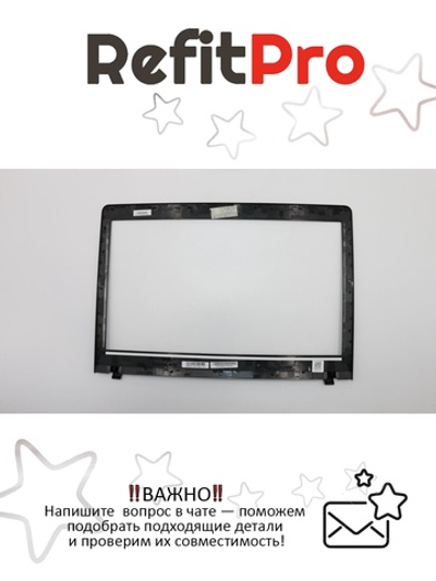 Рамка матрицы для ноутбука Lenovo ideapad 100-14IBY 80MH,80R7, черная (5B30J30724), оригинал