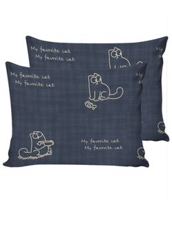 Постельное белье Сказка "Котики Грей" евро Наволочка 50х70 см 2 шт Простынь на резинке 180х200 см Пододеяльник 200х215 см, поплин