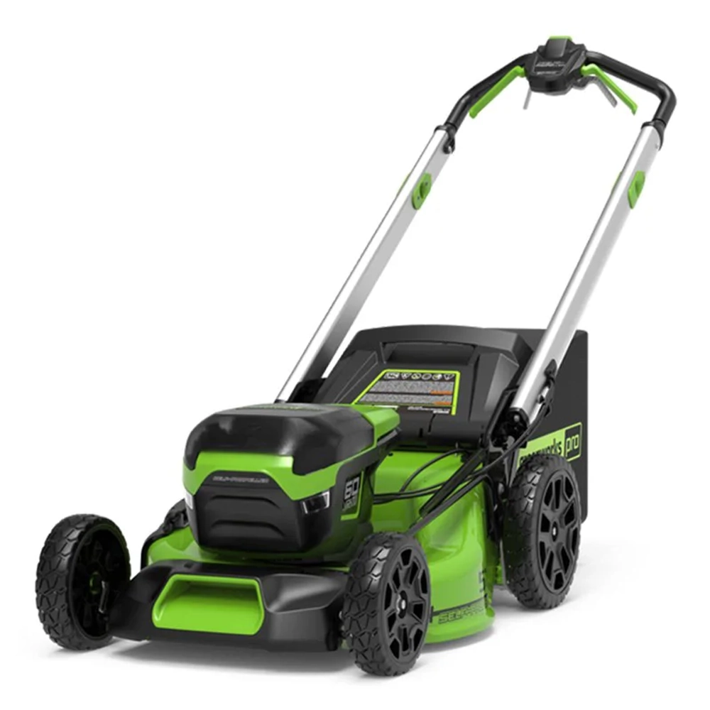 Аккумуляторная газонокосилка Greenworks GD60LM51SPK4 60В самоходная (1 x 4 Ач, ЗУ) нож 51 см, 2514307UB