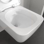 Унитаз подвесной Villeroy&Boch Skyla 4682CL01 альпийский белый, с крышкой микролифт, безободковый, слив-торнадо
