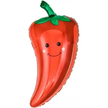 Шар (26""/66 см) Фигура, Перчик Чили, Красный, 1 шт. И16