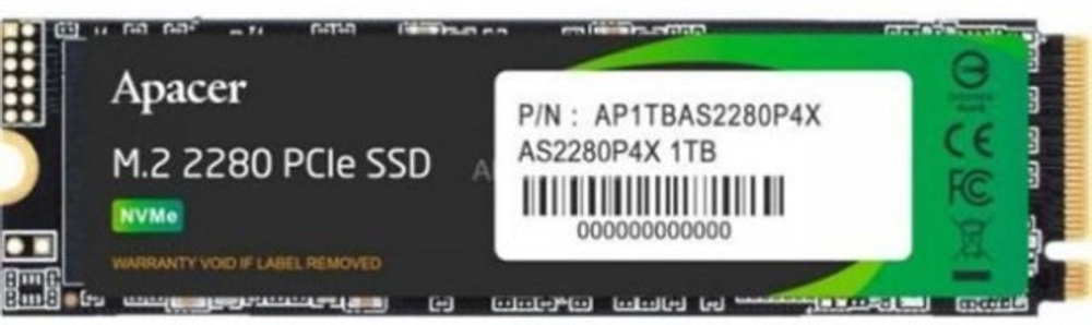 Накопитель SSD M.2 2280 Apacer AS2280P4 1000 ГБ