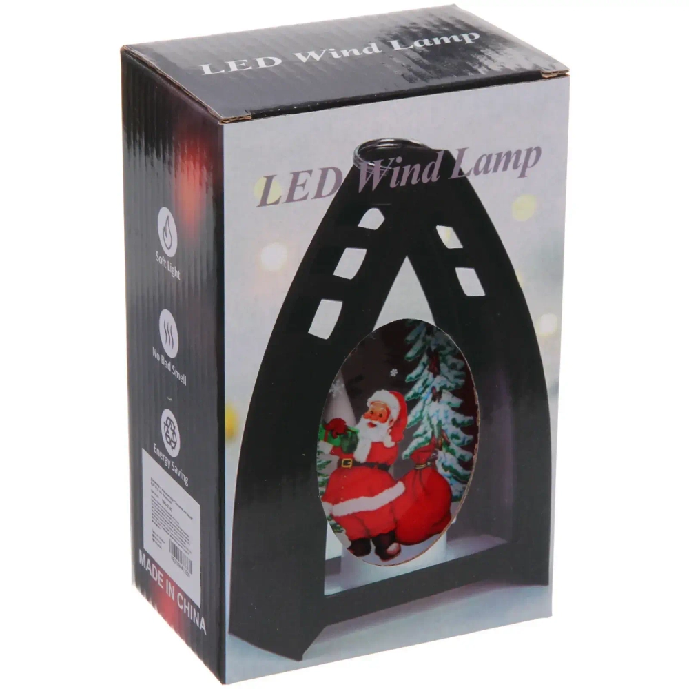 Сувенир с подсветкой «Зимняя история» 9,5*14,5 см, Красный