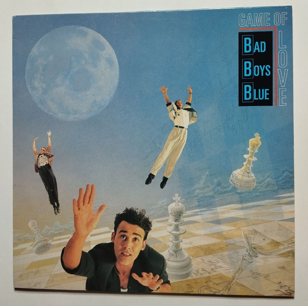 Винтажная виниловая пластинка LP Bad Boys Blue Game Of Love (Spain 1990) NM