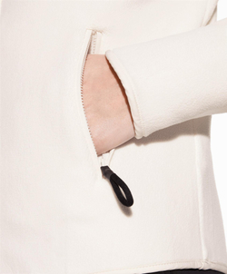 Oysho Куртка облегающего кроя из флиса, светлый экрю