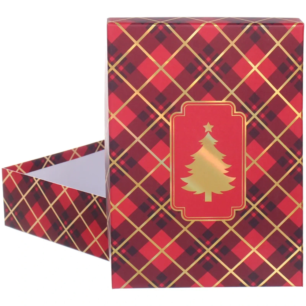 Коробка подарочная «Шотладская елка» 29*21*8 см