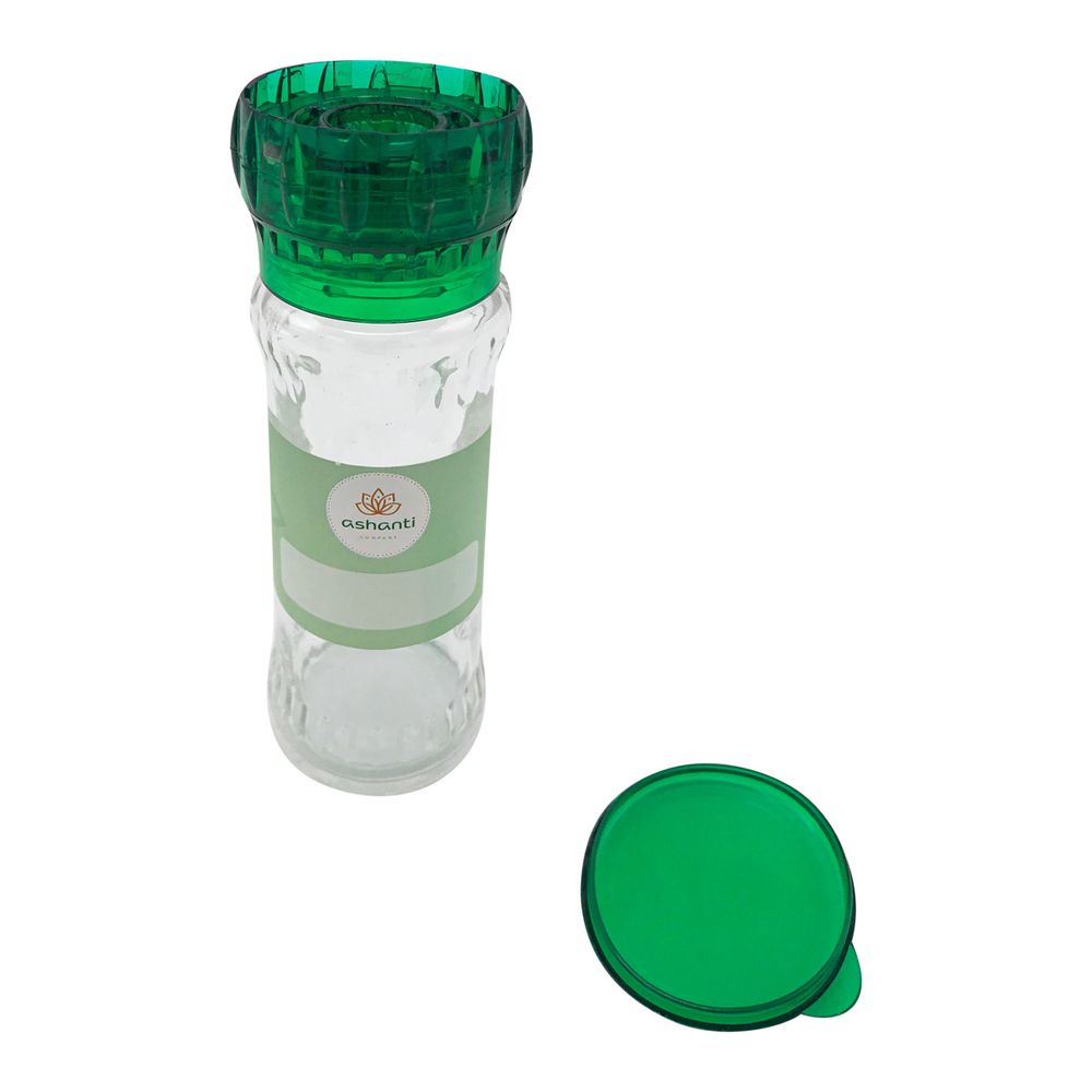 Мельница для специй Ashanti стеклянная зеленая, 80 г