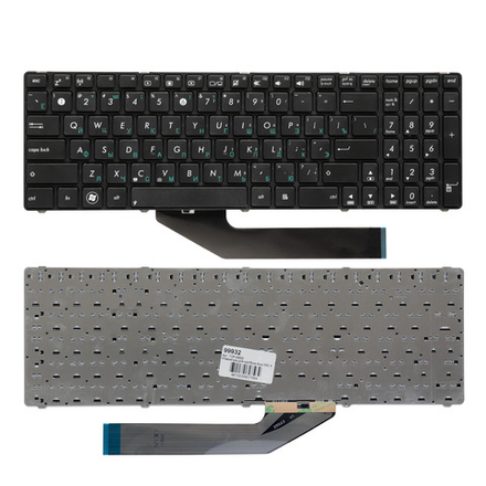 Клавиатура для ноутбука Asus K50, K50C, K51, K60, K61, P50, K70, F52, X5DIJ (TOP-99932)