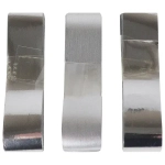 Ленты декоративные набор для оформления подарков Серебрянный, 1х9,5