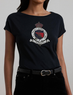 Футболка GRIETA LAUREN RALPH LAUREN - черный(200955438)