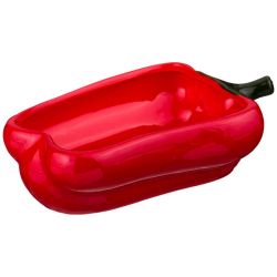 БЛЮДО ДЛЯ ЗАПЕКАНИЯ "ПЕРЕЦ" 500 МЛ. 21*12,5 СМ. ВЫСОТА=6 СМ. КОЛЛЕКЦИЯ "IL RACCOLTO" (КОР=18ШТ.)