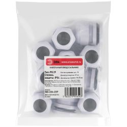 Кабельный ввод сальник ЭРА NO-224-237 PG 29 (d отв.37 мм / d провод.18-25 мм) IP54 (упаковка 10 штук)