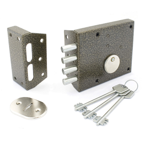 Замок накладной Д-град Зенит ЗН-4-2 бронза  тяж  /2654