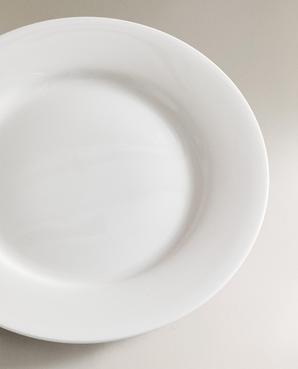 Zara Home тарелка десертная из костяного фарфора, цвет белый, 20.4 см
