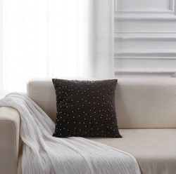 Наволочка 45х45 Sofi De MarkO Жемчуг антрацит