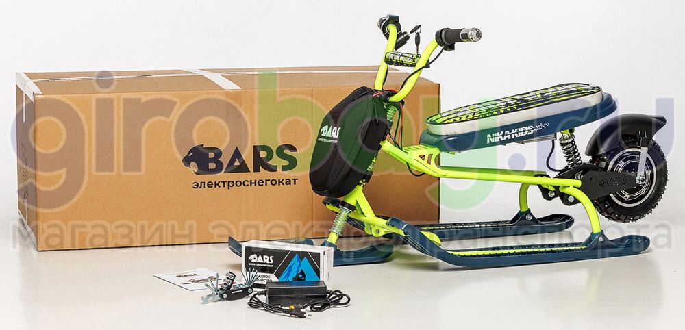 Детский электроснегокат BARS Lite 500W - Зеленый фото 15 Детский электроснегокат BARS Lite 500W - Зеленый фото 15 фото №17