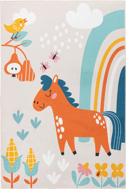 Коврик Obsession Magic Kids Proud Horse, полипропилен, 230 160 см, разноцветный