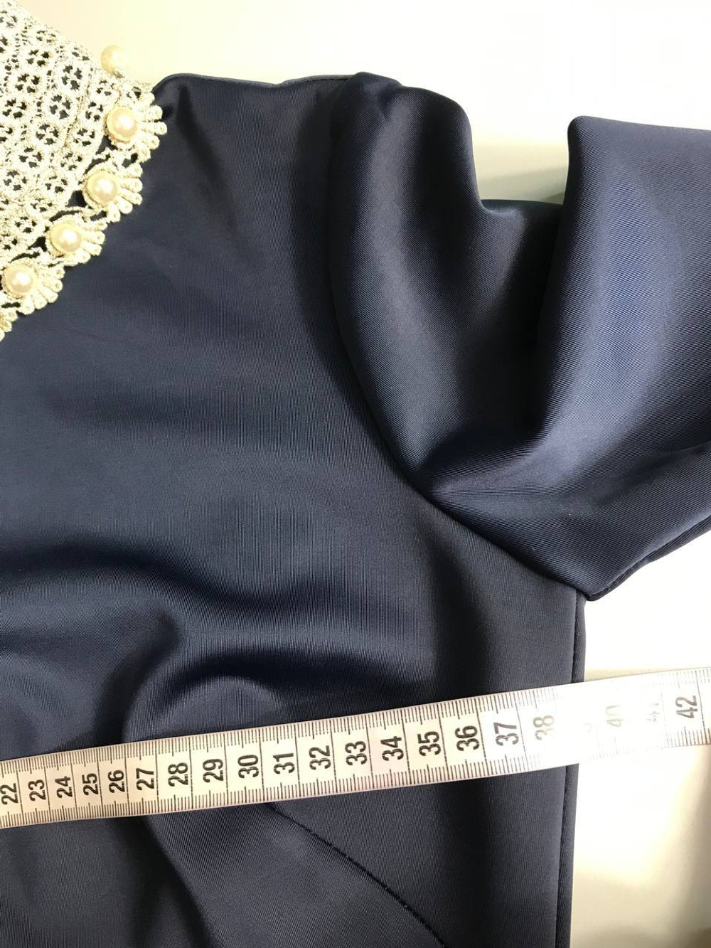 Платье Vivat с красивым воротничком, маркировка 36, визуально на 42 размер