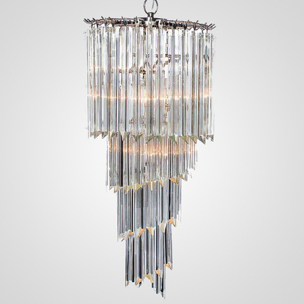 Подвесная Люстра Odeon Chandelier Helix Clear 37 By Imperiumloft
