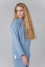 Лонгслив Toccotwo Женский Голубой