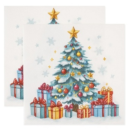 Салфетки, Чудесная елочка, 33*33 см, 20 шт.