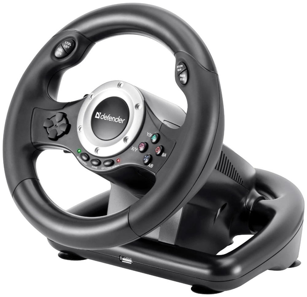 Игровой контроллер Defender Turbo Pro 64291 черный