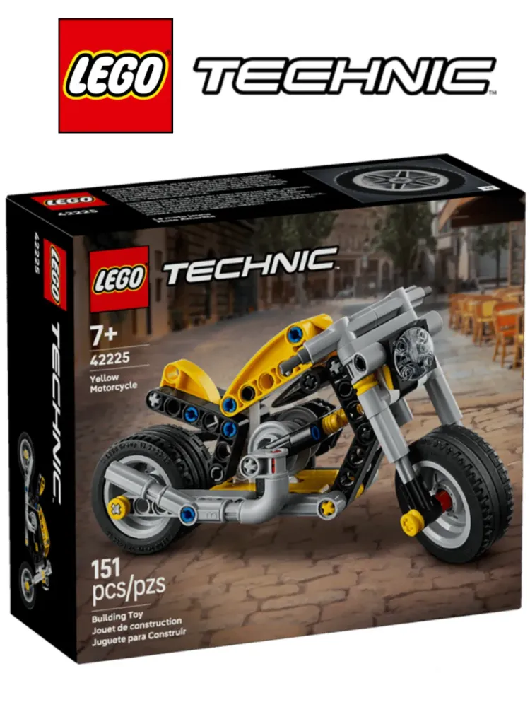 Конструктор Technic 42225 Желтый мотоцикл