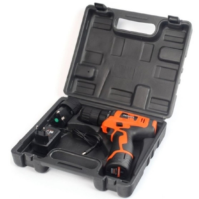 PATRIOT BR 104Li Дрель-шуруповерт аккумуляторная i [180201412] {Дрель-шуруп. Акк.PATRIOT THE ONE BR 104Li, две батареи Li-Ion, 1,5 Ah, 12V, зарядка за 1 час, двусторонняя бита, кейс}