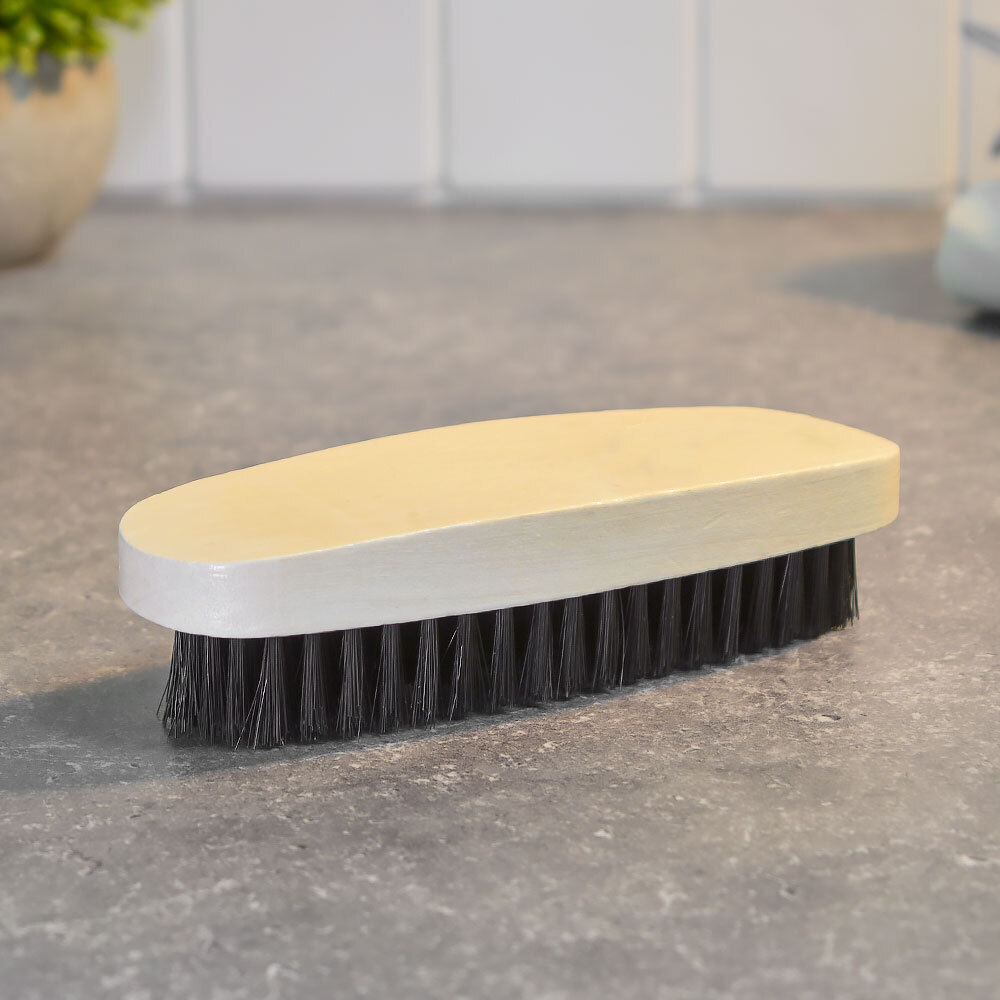 Щетка для обуви деревянная, искусственный ворс, 14,2*5,3см