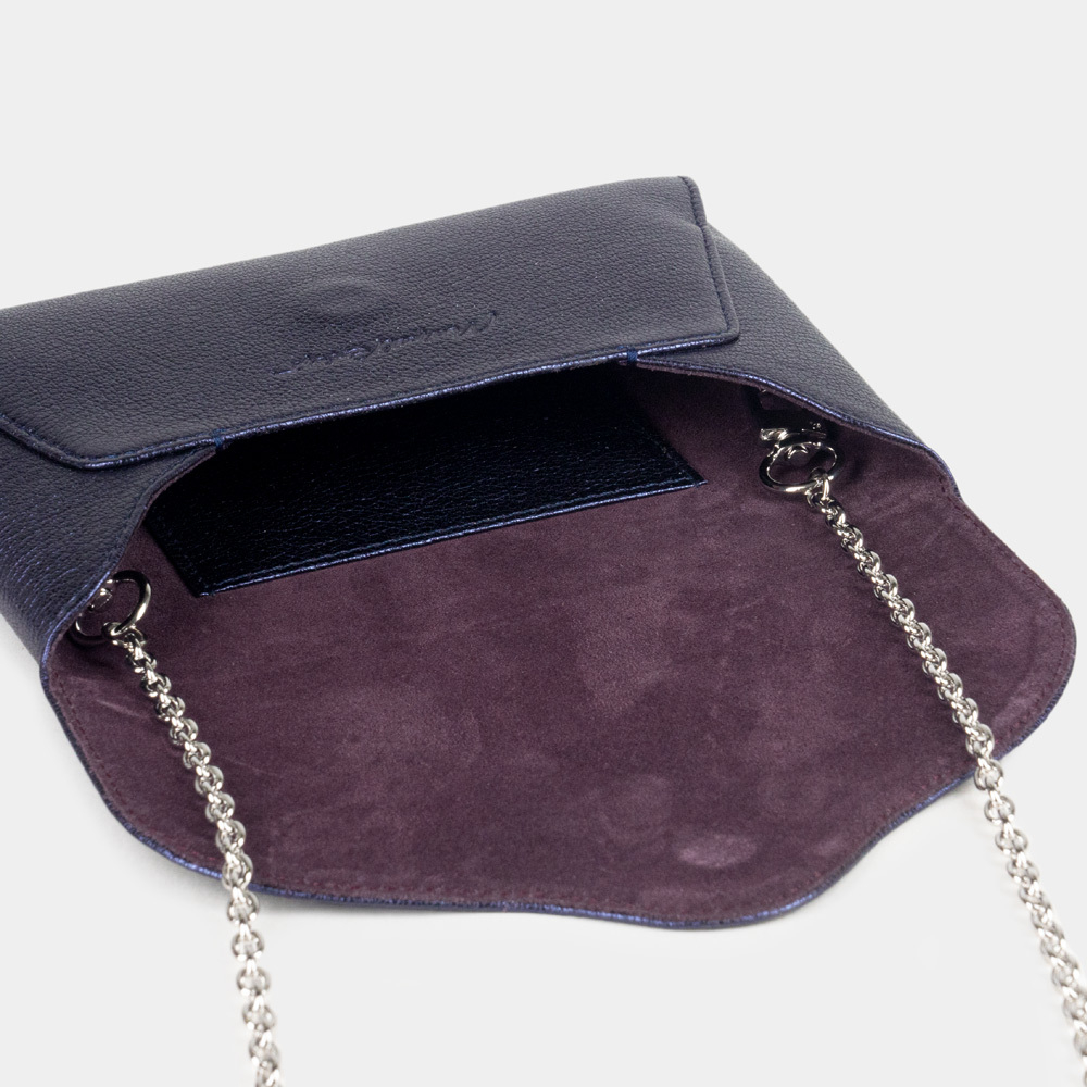 Сумка Florette из кожи козы, цвета кобальт