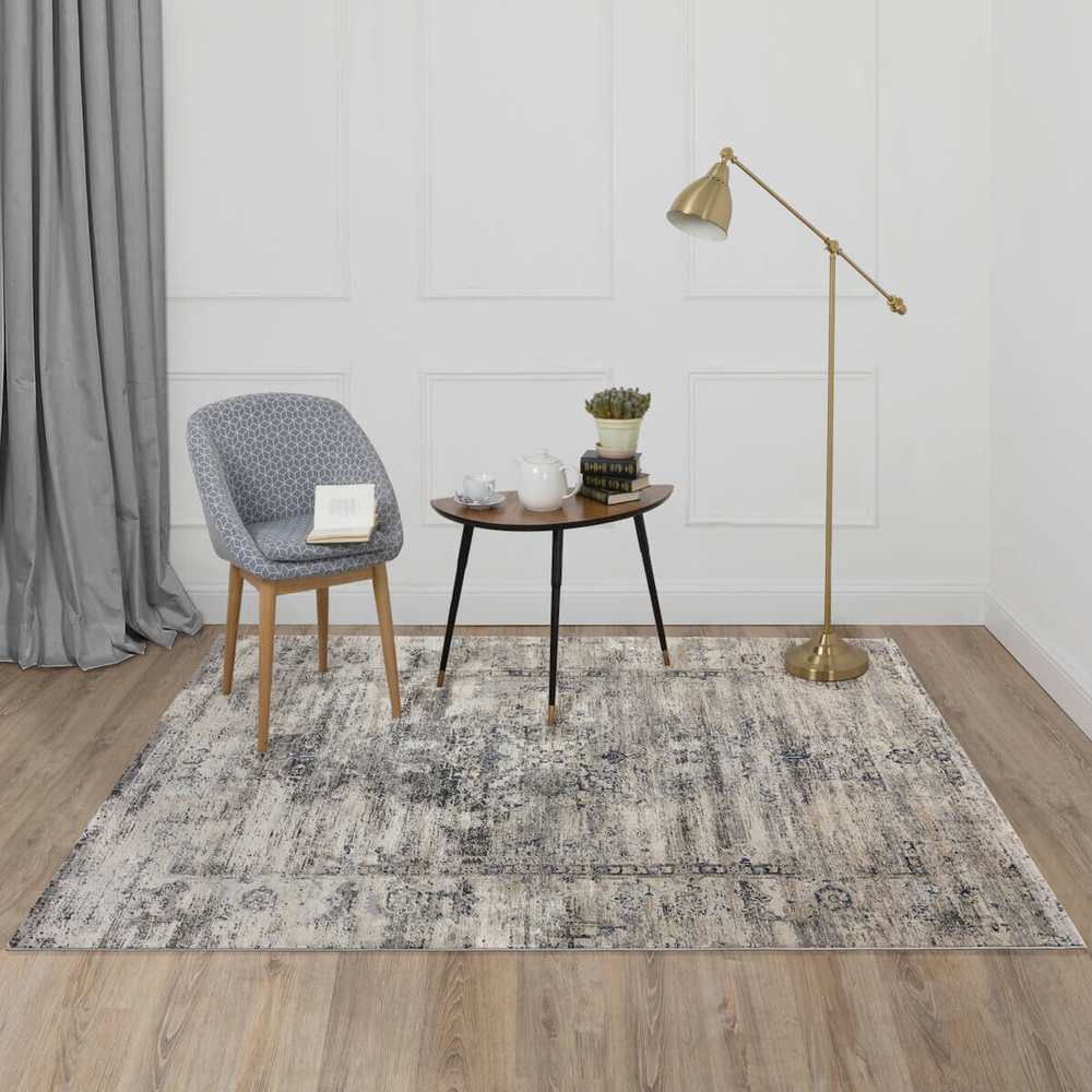 Ковер ASTER 1.4*2 дизайн A2083A IVORY/BLUE