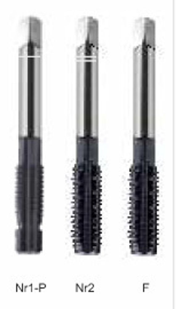 Метчик ручной компл. Set of taps DIN-352/3-P M6 6HX HSSE-PM HRC40 TC A4-235D51-0060