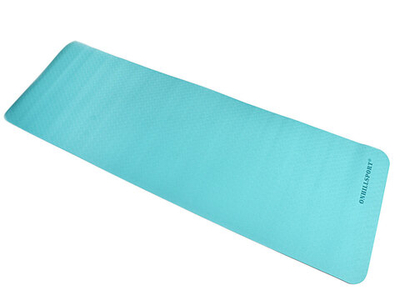 Коврик для йоги и фитнеса TPE 183*61*0.6 см, 2-слойный, OHS, бирюзовый