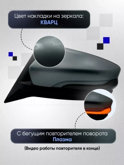 Зеркала ваз 2104-2105, 2107 Механика Без обогрева