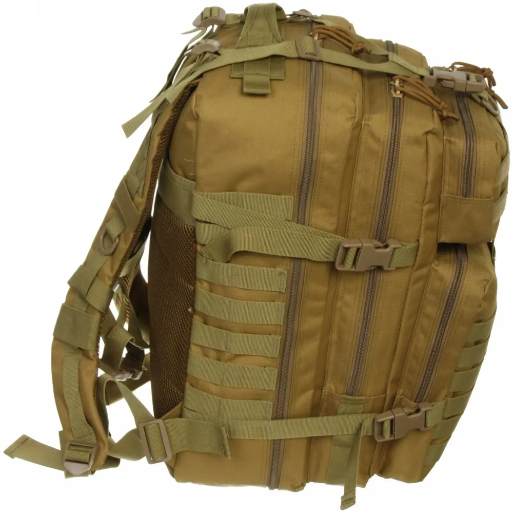 Рюкзак туристический 40л, цвет песочный,D3