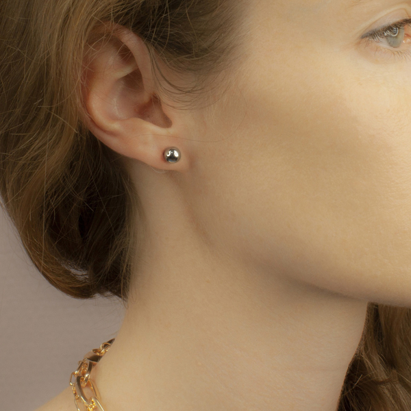 Серьги пусеты Fiore Luna Dots AL1003 S