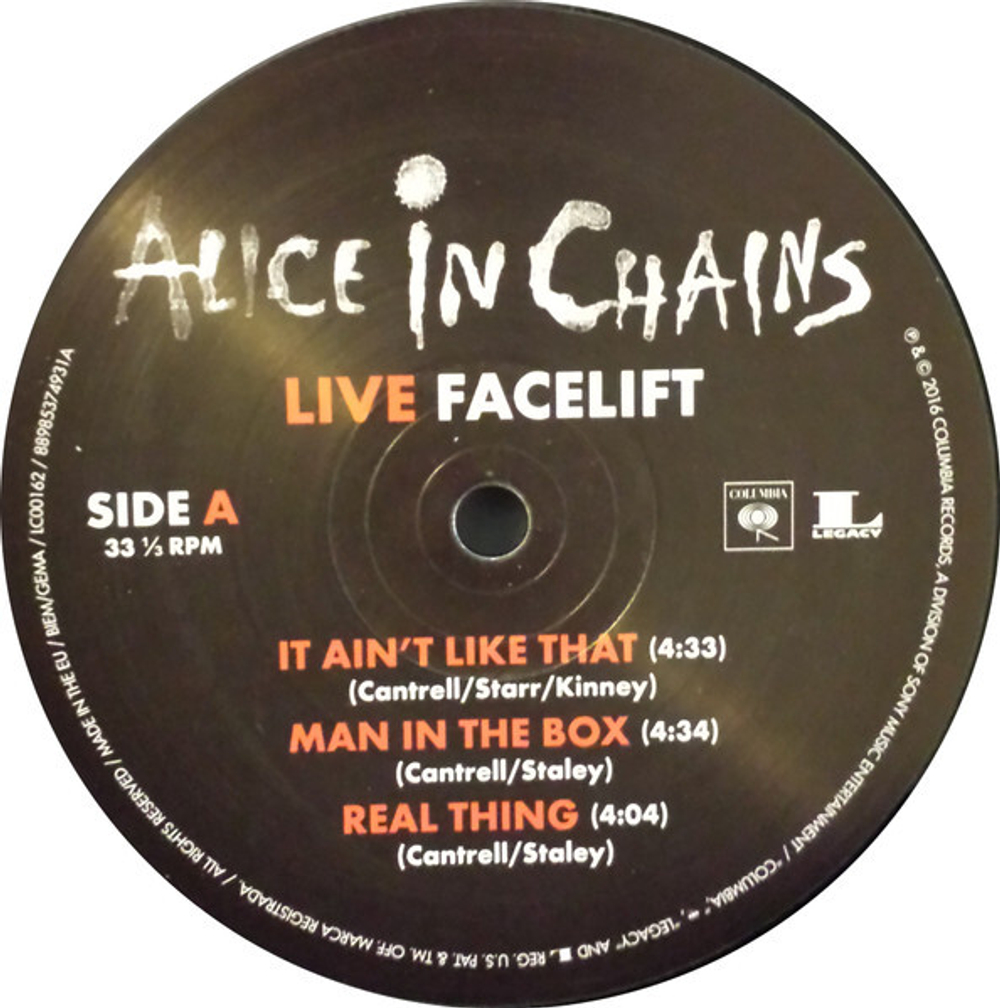 Alice In Chains / Live Facelift (LP)